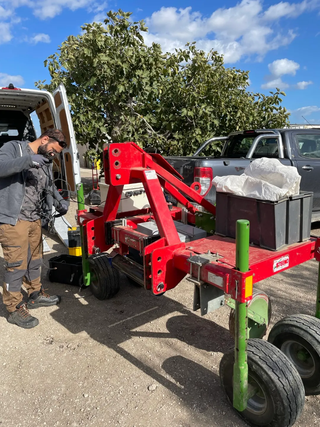 First soil scanning campaign 1