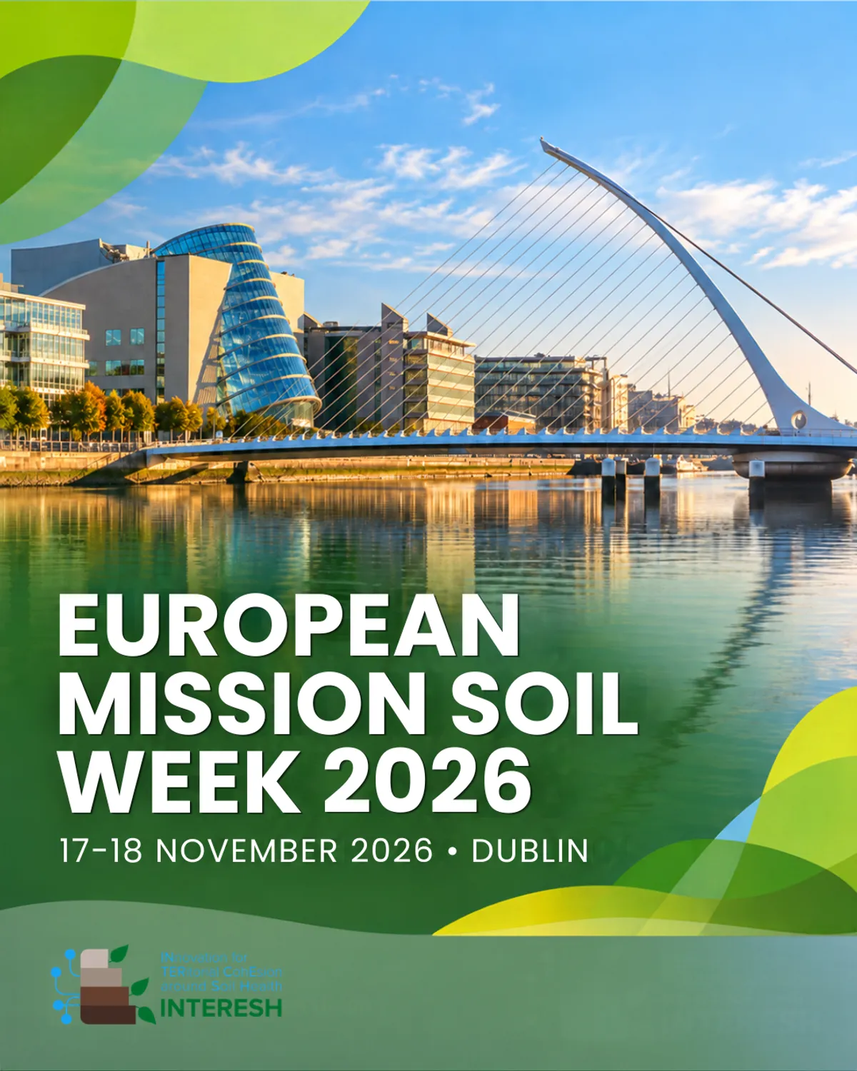 INTERESH at European Mission Soil Week 2026 in Dublin 1